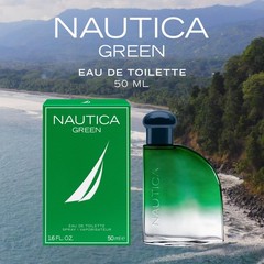 Nautica Color Green Eau de Toilette for Men, Woody 1.6 Fl Oz (Pack of 1)