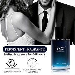 Ycz Lucky Men’s Eau De Parfum New Round Box Packaging 1.7oz Charm Unfolds 50ML