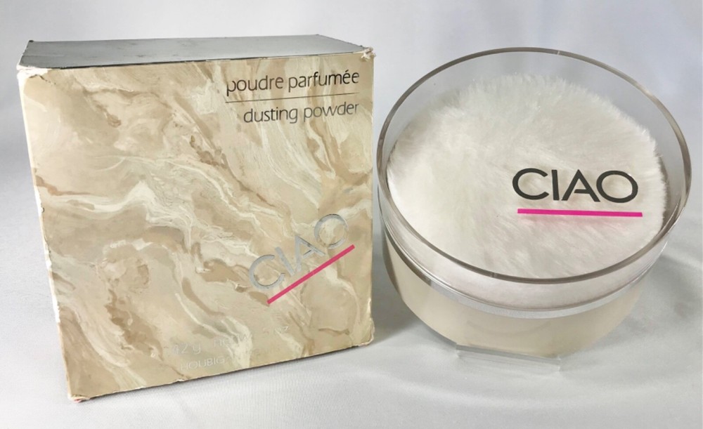 Ciao By Houbigant Body Dusting Powder 5.0 OZ. 142 g Vintage With Box NOS