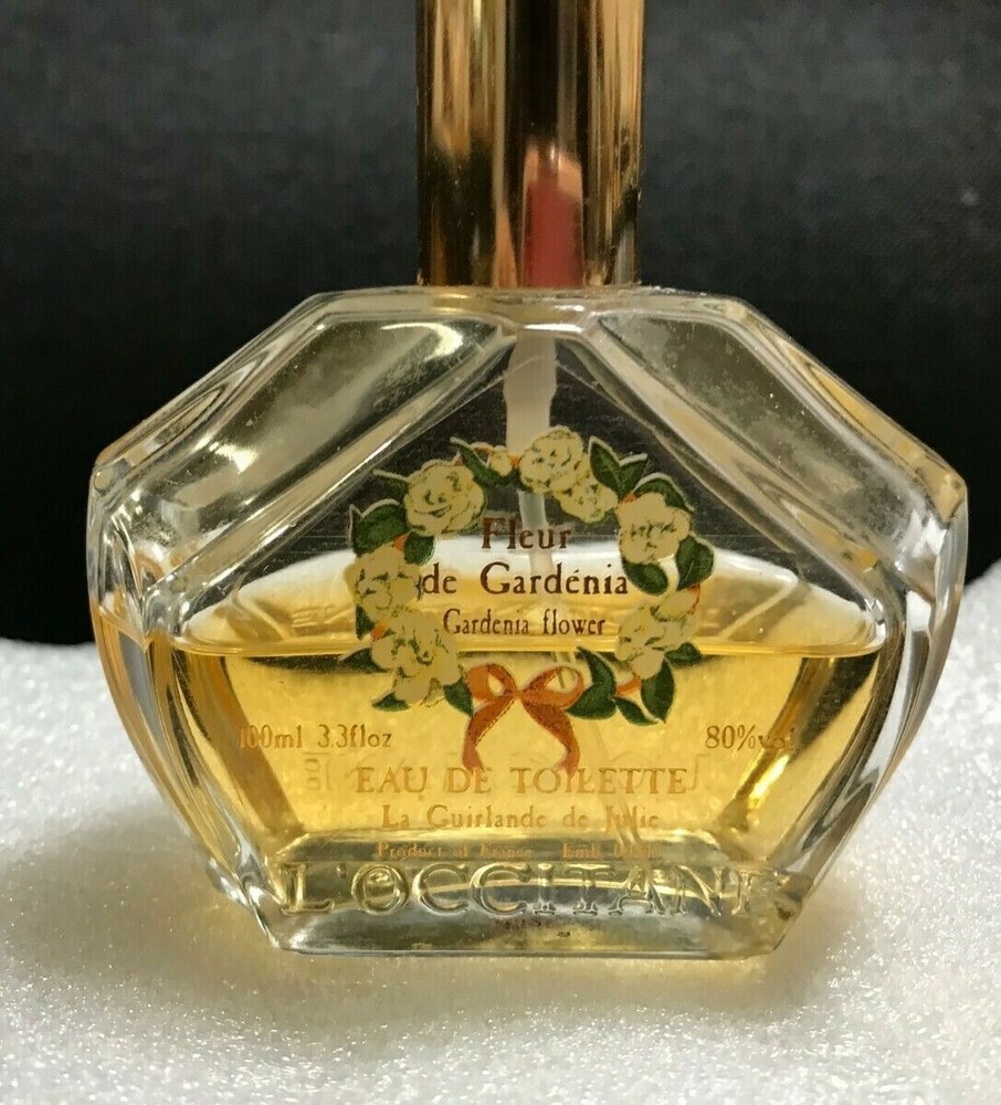 Circa 1980s Rare HTF L’OCCITANE Fleur de Gardenia Gardenia Flower EDT 3.3 FL OZ