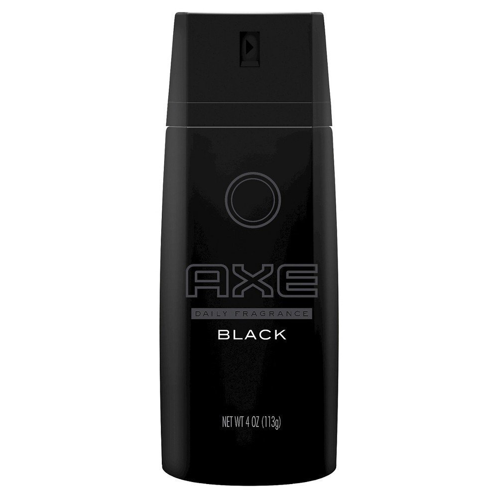 AXE Black Body Spray for Men 4 OZ