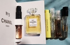 CHANEL No 5, Versace, YSL, Gucci, And Coach Eau de Parfum Spray Sample