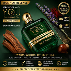 Stronger With You Sandalwood | 100ml 3.4 oz | FREE & FAST SHIPPING | NEW IN BOX