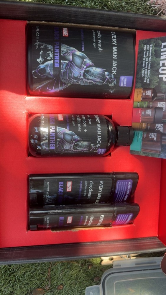 Every Man Jack Marvel Black Panther Limited Edition Grooming Gift Set