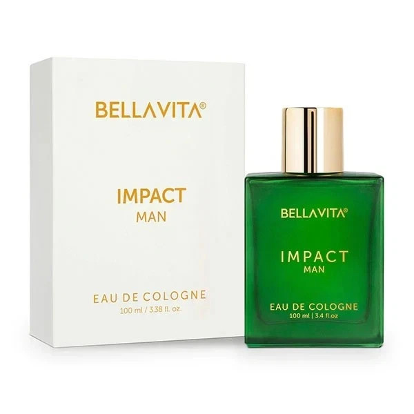 Bellavita Luxury IMPACT MAN Eau De Cologne Perfume Ideal for Gift – Free US Ship