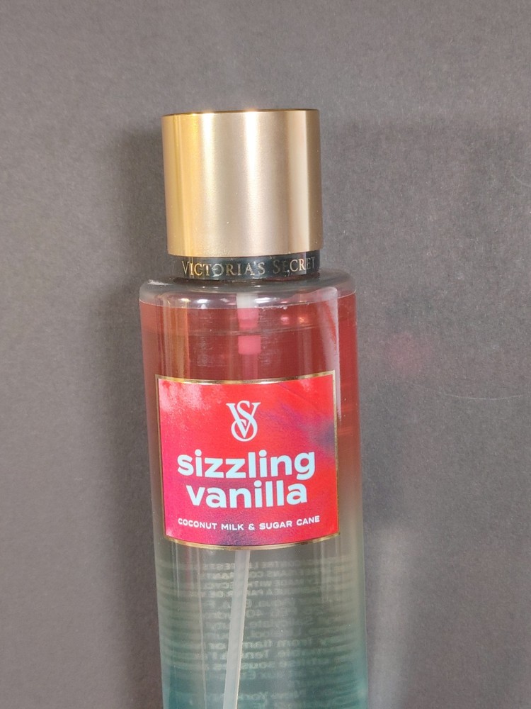 Victoria’s Secret SIZZLING VANILLA Fragrance Mist 8.4 oz Coconut Mango Lmtd Edt.