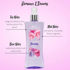Body Fantasies Signature Fragrance Body Spray Romance and Dreams 8 Fluid Ounce