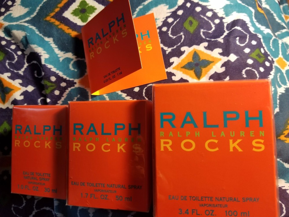 Ralph Lauren ROCKS .03 oz 1 oz 1.7 oz 3.4 oz EDT Eau De Toilette YOU CHOOSE