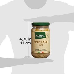 Mantova Artichoke Paste, 6.5-Ounce Bottles (Pack of 4)