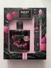 NEST New York Lychee Rose Fine Fragrance Set – Includes 50 mL (Full Size) & 8 mL