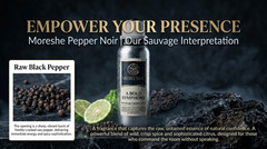 MoreShe Pepper Noir Pure Attar Alcohol Free Pepper Bergamot Perfume Oil 100 ml