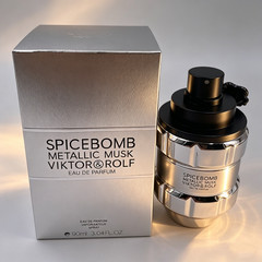 Viktor & Rolf Spicebomb Metallic Musk Eau de Parfum 3.04oz For Men NEW SEALED