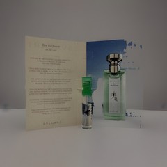 Bvlgari Eau Parfumee Au The Vert Eau de Cologne Sample Spray .05oz 1.5ml in Card