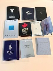 Men’s Cologne Fragrance Sampler Gift Set 10 pc Vials Deluxe Sampler Vials NEW