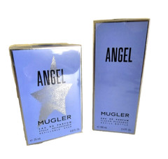 MUGLER Angel Eau De Parfum Spray 0.8 fl oz & Parfum Refill Bottle 3.4 fl oz