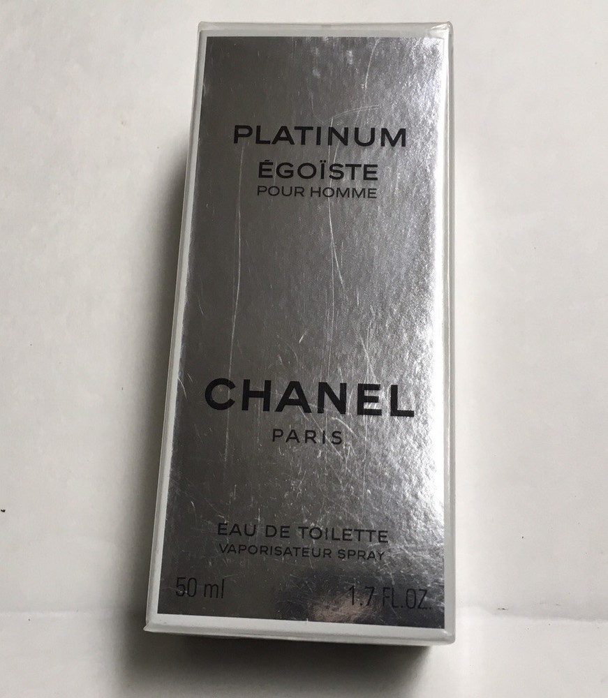 EGOISTE PLATINUM by Chanel Eau De Toilette Spray 1.7 oz for Men NIB Sealed
