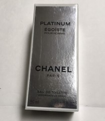 EGOISTE PLATINUM by Chanel Eau De Toilette Spray 1.7 oz for Men NIB Sealed
