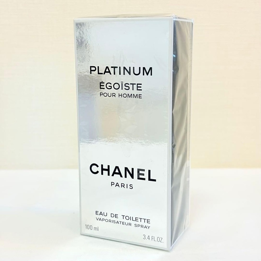CHANEL Egoiste Platinum Pour Homme spray 3.4oz 100ml Vintage Perfume [SEALED]