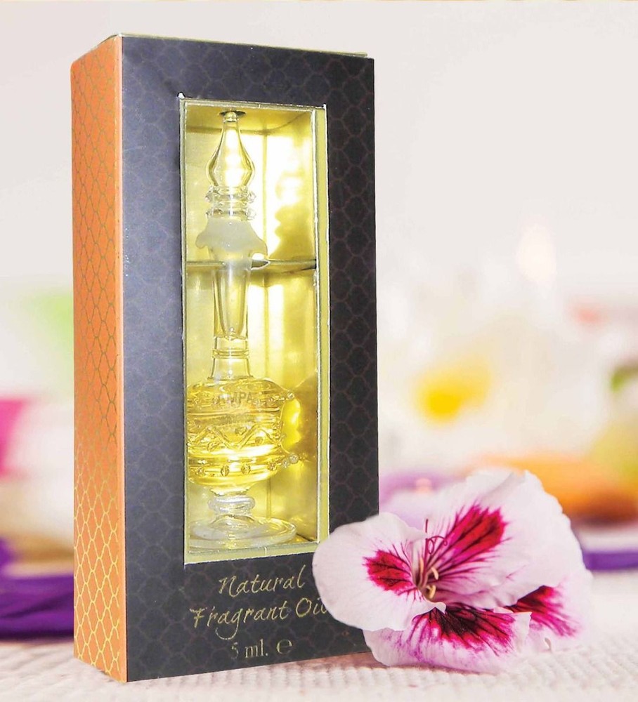 Song of India Natural Fragrant Oil in Fancy Glass Bottle – FREE SHIPPING