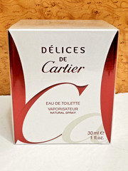 Delices De Cartier By Cartier Women Perfume Eau De Toilette Spray 1.0oz NIB Seal