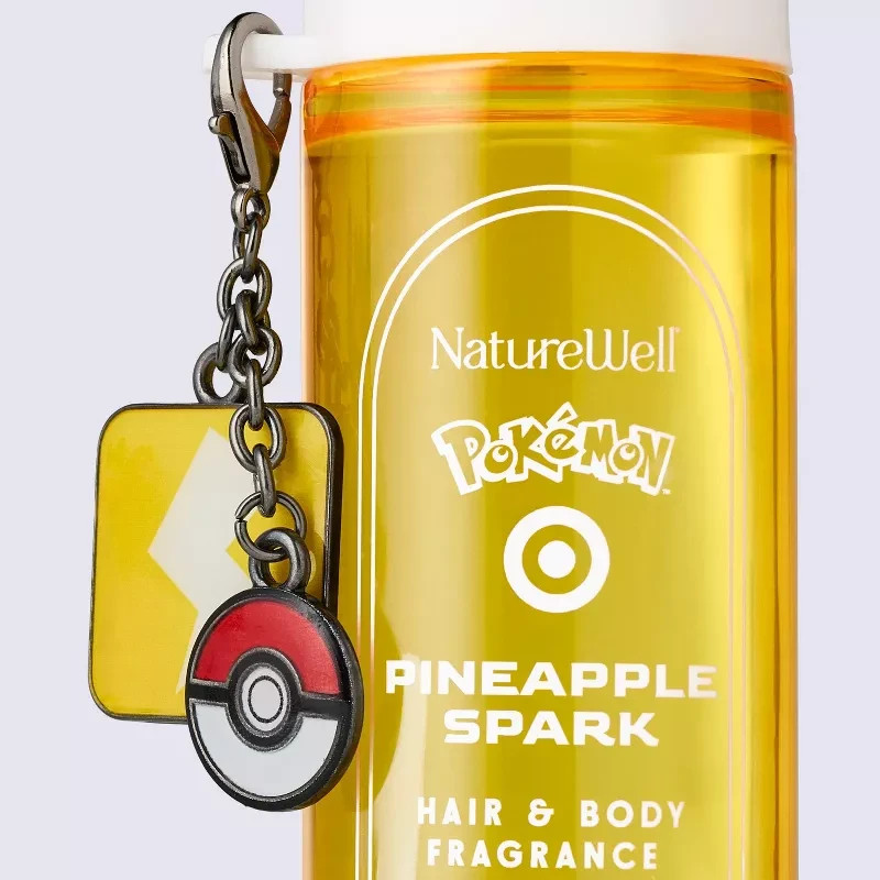 NatureWell Pokémon 30th x Target Pikachu Pineapple Spark Fragrance Mist