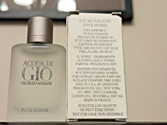 VINTAGE ARMANI ACQUA DI GIO mini EDT POUR HOMME 0.17oz/5ml, New with box