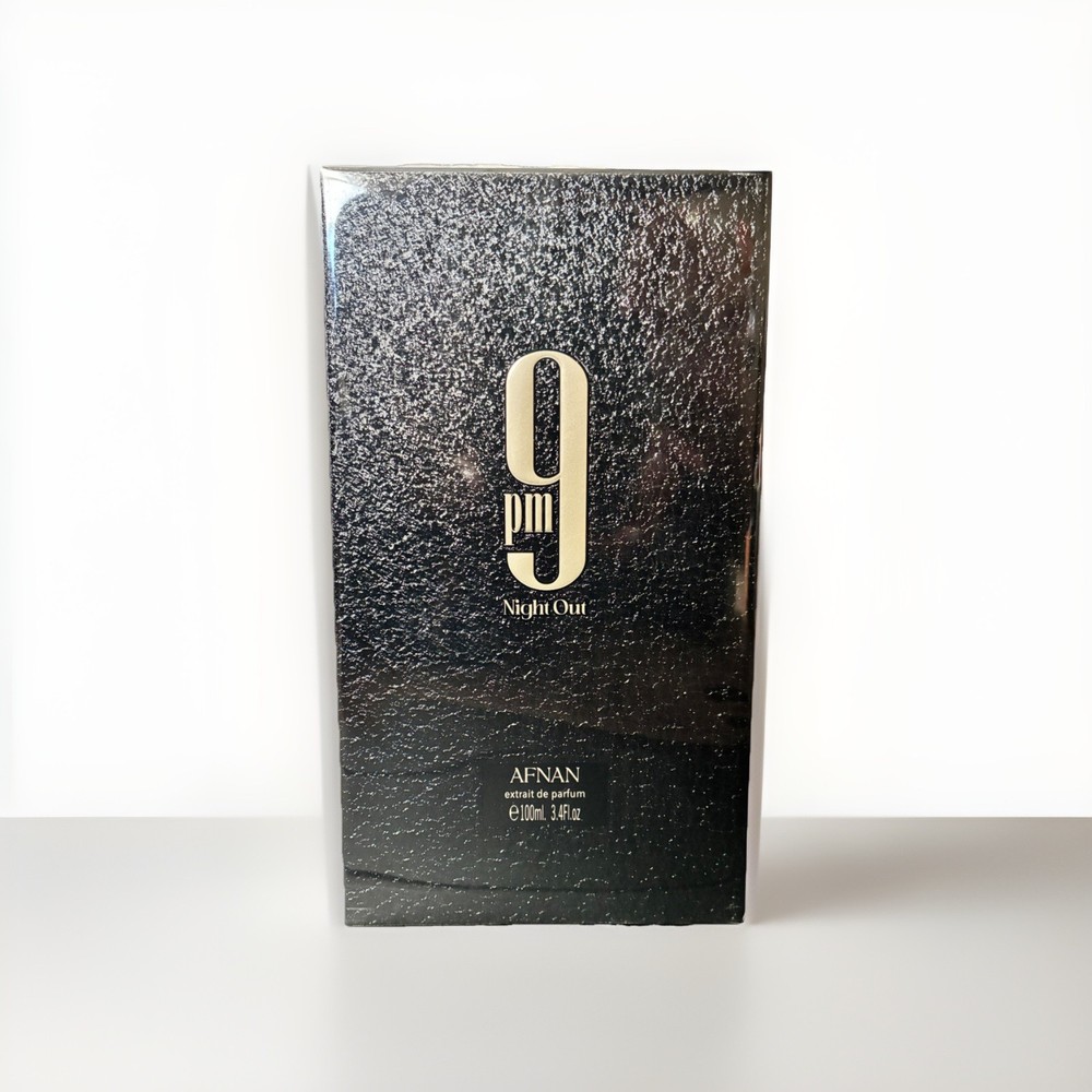 Afnan 9 PM Night Out Extrait de Parfum Spray 3.4 fl oz Regular Size