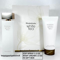 Elizabeth Arden White Tea Eau De Parfum & Body Cream 2pcs Set (100ml + 100ml)