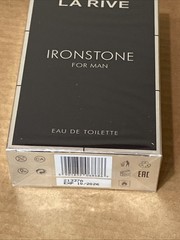 LA RIVE Ironstone For Man EDT 3.3 fl oz Expires 10/2026