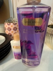 Victoria’s Secret, Love Spell, Fragrance Mist – 8.4fl oz -and Lotion