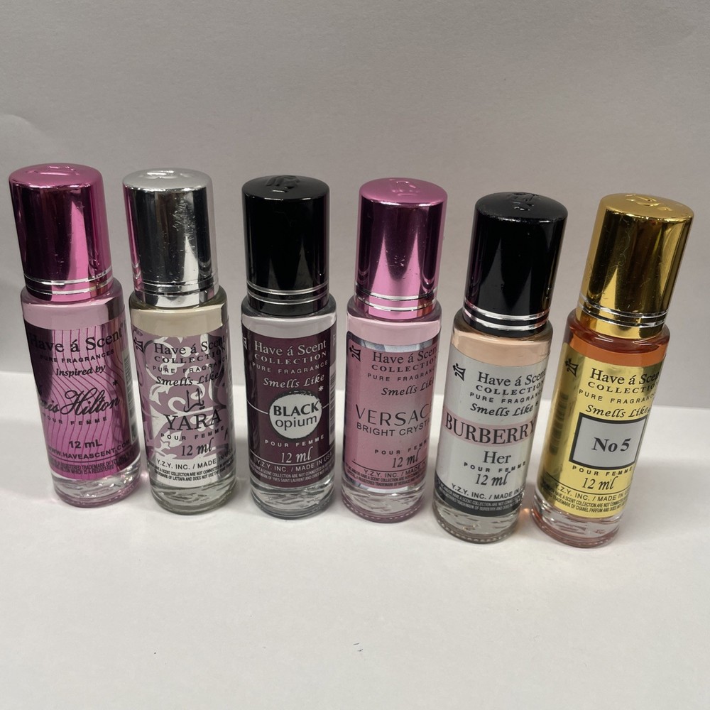 6 Pc Women Assorted Roll On Oil 12 ML Limited Time Only