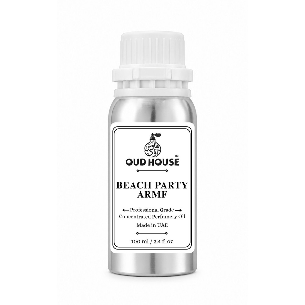 Oud House Beach Party Armf Perfumery Oil 3.4 fl oz Citrus Coconut Alcohol Free