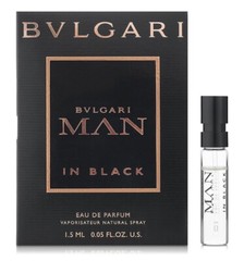 1 Sample Vial BVLGARI MAN IN BLACK for Men 0.05 oz 1.5 ml Eau de Parfum Spray