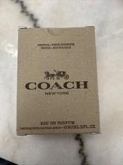 Coach 3oz Women’s Eau De Parfum TESTER new Never Used Directly From Company