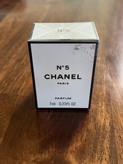 Vintage Early 1990s Chanel No. 5 Parfum TTPM 7ml (0.23 fl oz) Unopened & Sealed