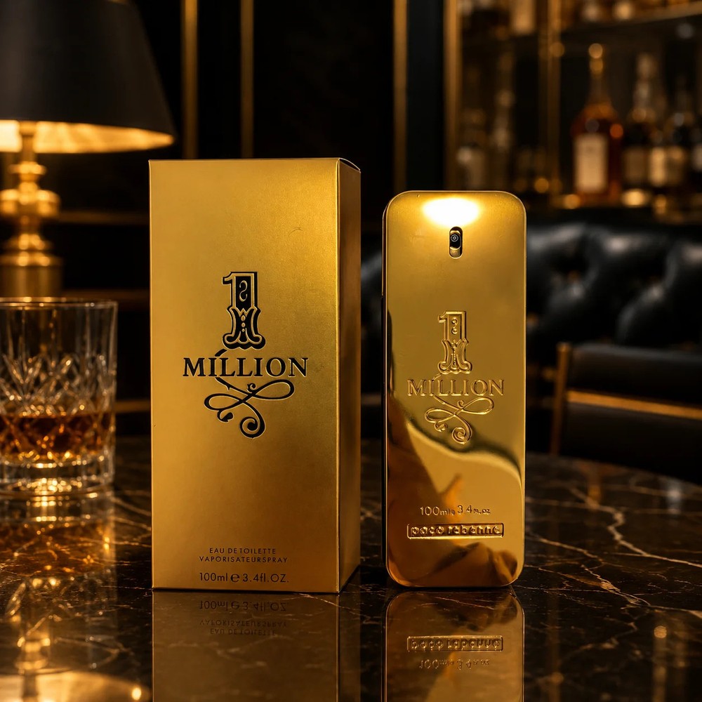 Men’s Luxury Gold Bar Fragrance 100ml – Fresh Spicy Scent