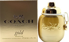 COACH GOLD PARFUM SPRAY FOR WOMEN 1.0 Oz / 30 ml BRAND NEW SEALED IN BOX!!!