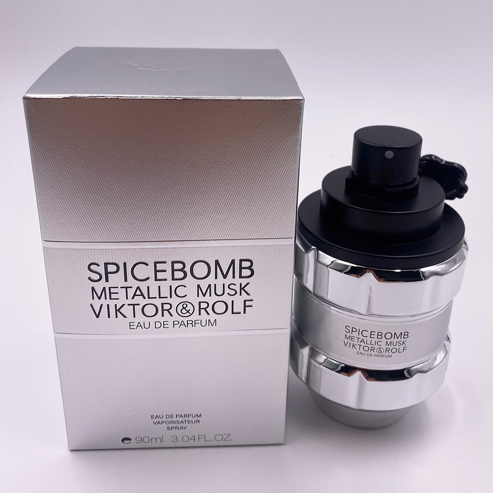 Viktor & Rolf Spicebomb Metallic Musk Eau de Parfum 3.04oz For Men NEW SEALED