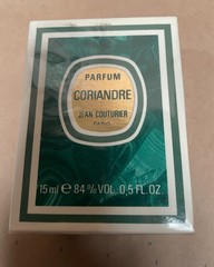 Vintage Coriandre Jean Couturier Parfum 15ml 0.5 OZ France NOS Factory Sealed