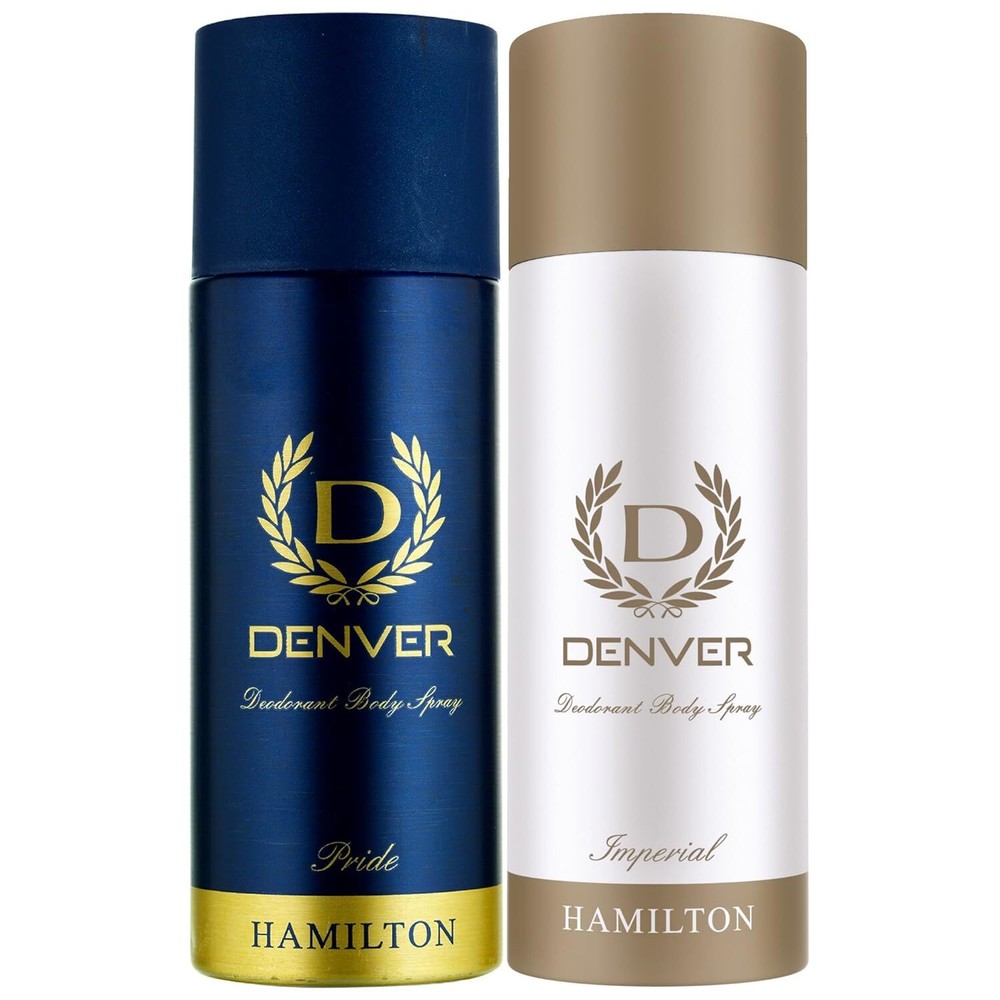 DENVER Pride Deo Imperial Deo 165ML Each Deodorant for Men Combo Pack of 2Pcs