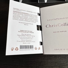 10 x Chris Collins Lost In Paradise Eau De Parfum EDP Spray Sample 1.2ml each