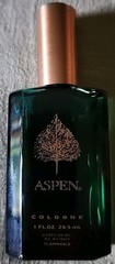 Aspen Cologne Splash for Men by Coty 1 fl oz / 29.5 mL Glass Bottle Vintage