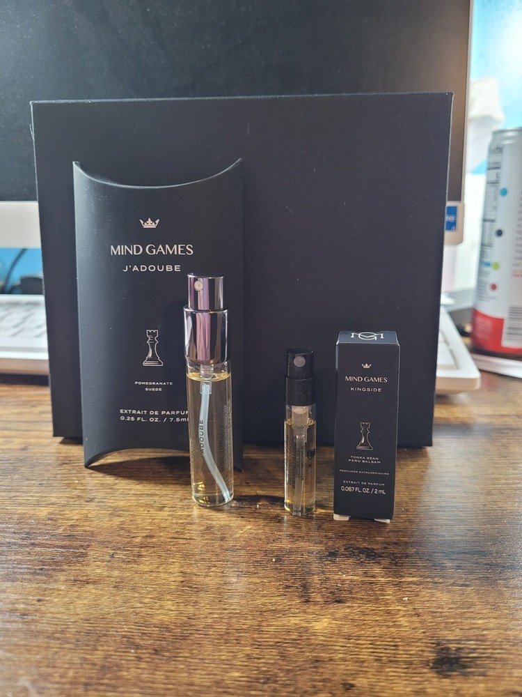 Mind Games J’Adoube & Kingside Pomegranate Tonka Bean Parfum Spray .25oz/7.5ml