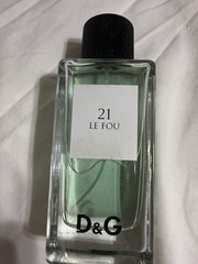 Dolce & Gabbana 21 Le Fou Eau de Toilette Spray, Regular Size 3.3 fl oz