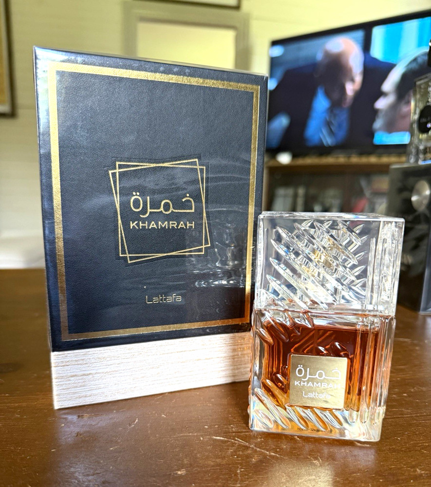 Lattafa Khamrah Eau de Parfum Spray 3.4 fl oz 100% Authentic