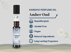 Amber Oud Perfume Oil / CPO | Warm & Woody Scent | Long-lasting Unisex Attar
