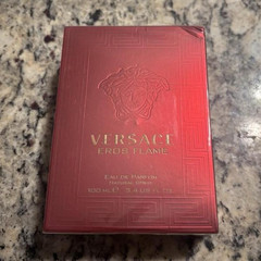 Versace Eros Flame Eau de Parfum Spray, Regular Size 3.4 fl oz / 100 mL