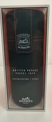 HERMES EAU D’ORANGE VERTE EAU DE COLOGNE SPRAY SPLASH 6.5 0Z TRAVEL CASE VINTAGE