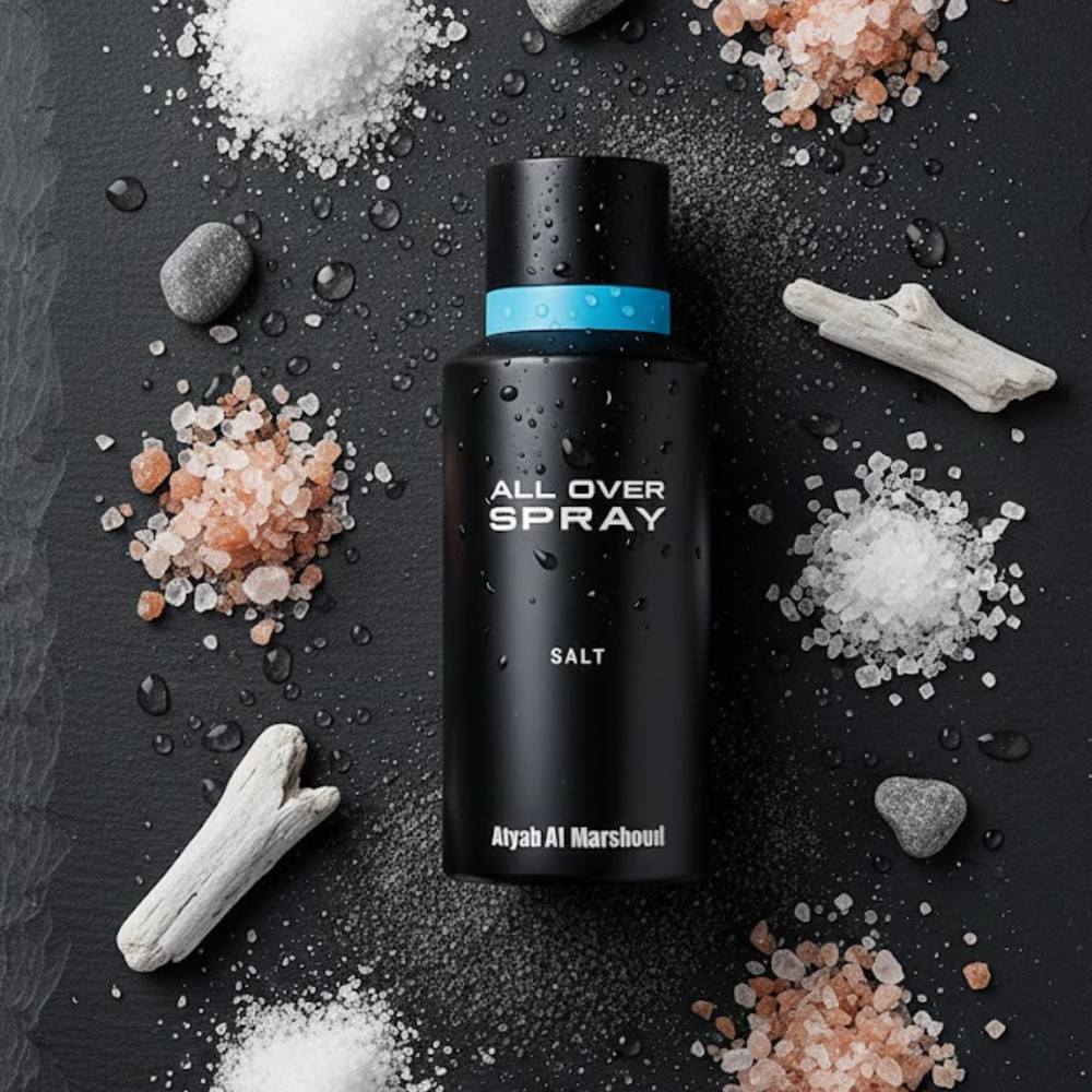 Atyab Al Marshoud All Over Spray Salt 125ml | Fresh Aquatic Musk Long Lasting