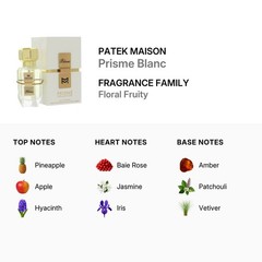 Patek Maison Unisex Prisme Blanc EDP Spray 1 oz Fragrances 850068869039